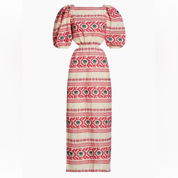 Johanna Ortiz Dresses & Skirts - NWT Johanna Ortiz Magia Presente Embroidered Midi Dress 8